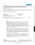 Transcriptional regulation of protein complexes in yeast