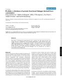 a database of protein functional linkages derived from coevolution