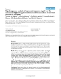 Signal sequence analysis of expressed sequence tags from the nematode Nippostrongylus brasiliensis and the evolution of secreted proteins in parasites