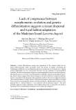 Báo cáo khoa hoc:"Lack of congruence between morphometric evolution and genetic differentiation suggests a recent dispersal and local habitat adaptation of the Madeiran lizard Lacerta dugesii"