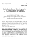 Báo cáo sinh học: "Latitudinal clines of allelic frequencies in Mediterranean populations of Ceratitis capitata (Wiedemann)"