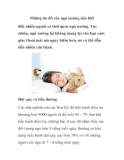 Những tín đồ của ngủ nướng nên biết 