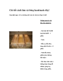 Chi tiết cách làm xà bông handmade đây! 