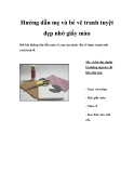 Hướng dẫn mẹ và bé vẽ tranh tuyệt đẹp nhờ giấy màu
