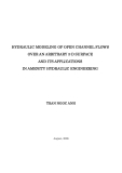 Luận án tiến sĩ " HYDRAULIC MODELING OF OPEN CHANNEL FLOWS OVER AN ARBITRARY 3-D SURFACE AND ITS APPLICATIONS IN AMENITY HYDRAULIC ENGINEERING "