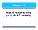 Chương 14:  Thiết kế và quản trị mạng giá trị và kênh marketing