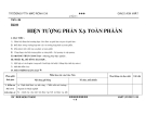 Bài 04  HIỆN TƯỢNG PHẢN XẠ TOÀN PHẦN