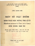 Luận án phó tiến sỹ " Một số đặc điểm sinh thái học rừng tre lồ ô "