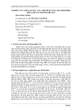 Tóm tắt báo cáo nghiên cứu khoa học " NGHIÊN CỨU CHẾ TẠO XÚC TÁC CHO PHẢN ỨNG OXY-DEHYDRO HOÁ n-BUTAN THÀNH n-BUTEN "