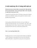 4 cách makeup cho cô nàng mắt một mí 