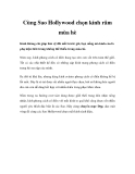 Cùng Sao Hollywood chọn kính râm mùa hè 