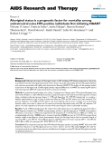 Báo cáo y học: "Aboriginal status is a prognostic factor for mortality among antiretroviral naïve HIV-positive individuals first initiating HAART"