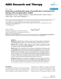 Báo cáo y học: "A placebo-controlled pilot study of intensification of antiretroviral therapy with mycophenolate mofetil"