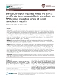 Extracellular signal-regulated kinase 1/2 plays a pro-life role in experimental brain stem death via MAPK signal-interacting kinase at rostral ventrolateral medulla