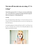 Xóa tan nỗi ám ảnh của các nàng về “viô-lông” 