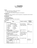 Unit 6: Competition