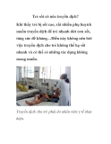 Trẻ sốt có nên truyền dịch