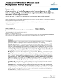 Báo cáo y học: "Augmentation of partially regenerated nerves by end-to-side side-to-side grafting neurotization: experience based on eight late obstetric brachial plexus cases"