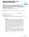 Báo cáo y học: "urgical correction of unsuccessful derotational humeral osteotomy in obstetric brachial plexus palsy: Evidence of the significance of scapular deformity in the pathophysiology of the medial rotation contracture"