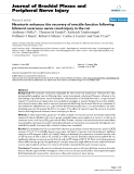 Báo cáo y học: "Neurturin enhances the recovery of erectile function following bilateral cavernous nerve crush injury in the rat"