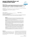 Báo cáo y học: "Clinical and neuropathological study about the neurotization of the suprascapular nerve in obstetric brachial plexus lesions"