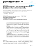 Báo cáo y học: "Neurophysiological study to assess the severity of each site through the motor neuron fiber in entrapment neuropathy"