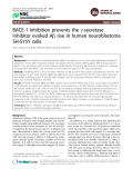 Báo cáo y học: "BACE-1 inhibition prevents the g-secretase inhibitor evoked Ab rise in human neuroblastoma SH-SY5Y cells"