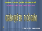 Giáo án điện tử tiểu học môn lịch sử: Thà hy sinh chứ không chịu mất nước