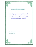 Đề tài " Hoàn thiện hạch toán chi phí sản xuất và tính giá thành sản phẩm tại Công ty cổ phần que hàn điện Việt Đức "