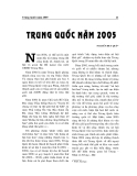 Báo cáo nghiên cứu khoa học " TRUNG QUỐC NĂM 2005 "