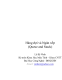 NGĂN XẾP & HÀNG ĐỢI-(Stack&Queue)