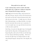 Dùng nghệ đen hay nghệ vàng?