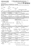 Đề thi thử ĐH lần môn Hóa lớp 12