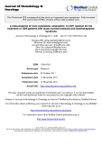 Báo cáo y học: "A meta-analysis of CAG (cytarabine, aclarubicin, G-CSF) regimen for the treatment of 1029 patients with acute myeloid leukemia and myelodysplastic syndrome"