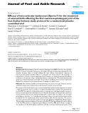 Báo cáo y học: "Efficacy of intra-articular hyaluronan (Synvisc®) for the treatment of osteoarthritis affecting the first metatarsophalangeal joint of the foot (hallux limitus): study protocol for "