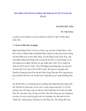 Báo cáo nghiên cứu khoa học " Quan điểm sử học tiến bộ của Đặng Xuân Bảng qua bộ Việt sử cương mục tiết yếu "