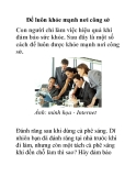 Để luôn khỏe mạnh nơi công sở