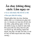 Ăn chay không đúng cách: Lắm nguy cơ