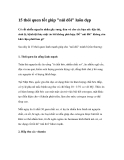 15 thói quen tốt giúp "núi đôi" luôn đẹp