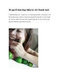 Bí quyết làm đẹp thần kỳ từ Chanh tươi (Tapchilamdep.com) - Ngoài việc có công