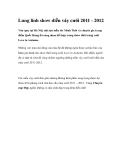 Lung linh show diễn váy cưới 2011 - 2012