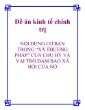 Đề tài triết học " NỘI DUNG CƠ BẢN TRONG “XÃ THƯƠNG PHÁP” CỦA CHU HY VÀ VAI TRÒ ĐẢM BẢO XÃ HỘI CỦA NÓ "