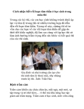 Cách nhận biết rối loạn tâm thần ở học sinh trong mùa thi 