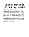 Chữa trẻ chảy nhiều dãi rớt bằng cây đỗ rĩ