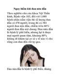 Nguy hiểm khi đau nửa đầu