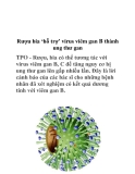 Rượu bia ‘hỗ trợ’ virus viêm gan B thành ung thư gan 