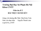 Giáo án số 2 BÀI THỰC HÀNH SỐ 5