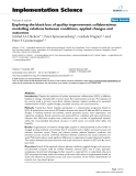 Báo cáo y học: " Exploring the black box of quality improvement collaboratives: modelling relations between conditions, applied changes and outcomes"