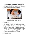 Mẹo giảm bớt trào ngược khi cho trẻ ăn 