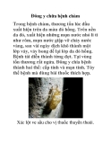 Ðông y chữa bệnh chàm 